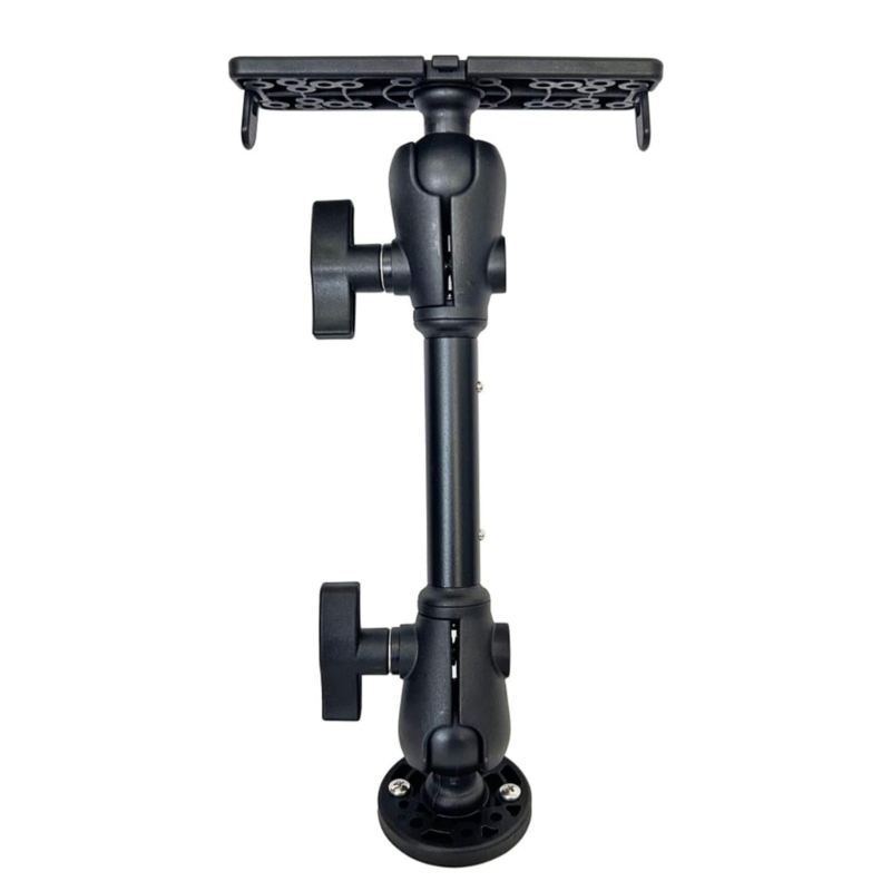 Fish Finder Mount - 調整可能な魚群探知機マウントベース 360 度回転カヤック魚群探知機ブラケット付き簡単に表示調整可能な釣り 24BD