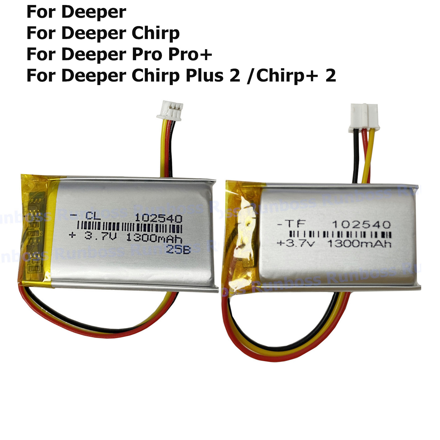 Fish Finder - 新しい 3.7V 1300mAh バッテリー Deeper Pro