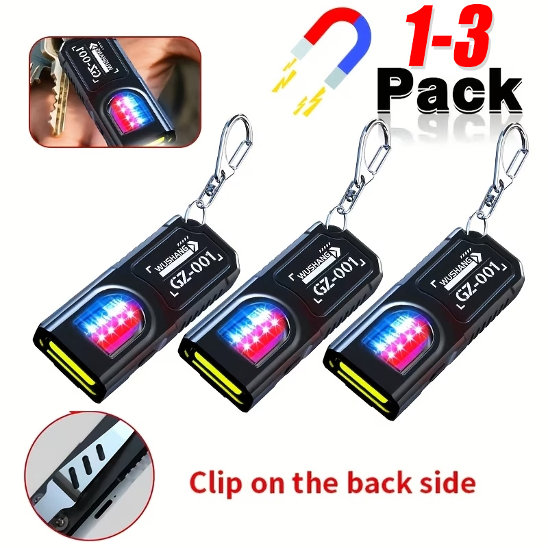 強力なミニCOB LEDキーホルダー懐中電灯、USB C充電 - Fishing Light のレビューと価格