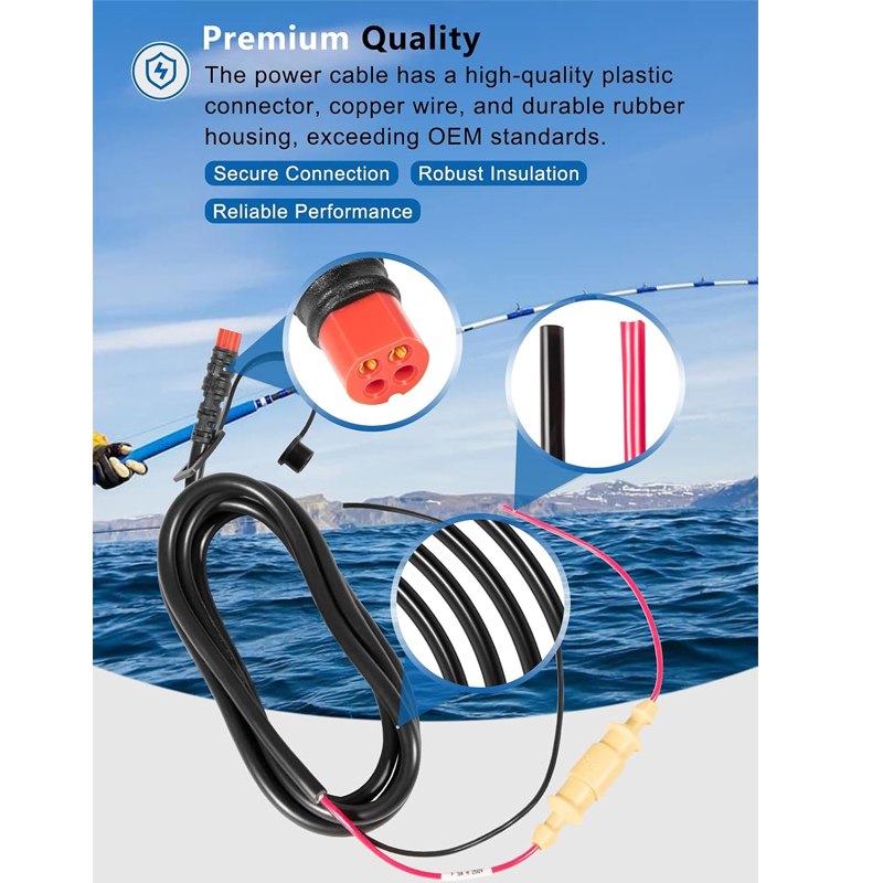 010-11678-10 マリン用電源ケーブル 6フィート、 - Fish Finder Cable のレビューと価格