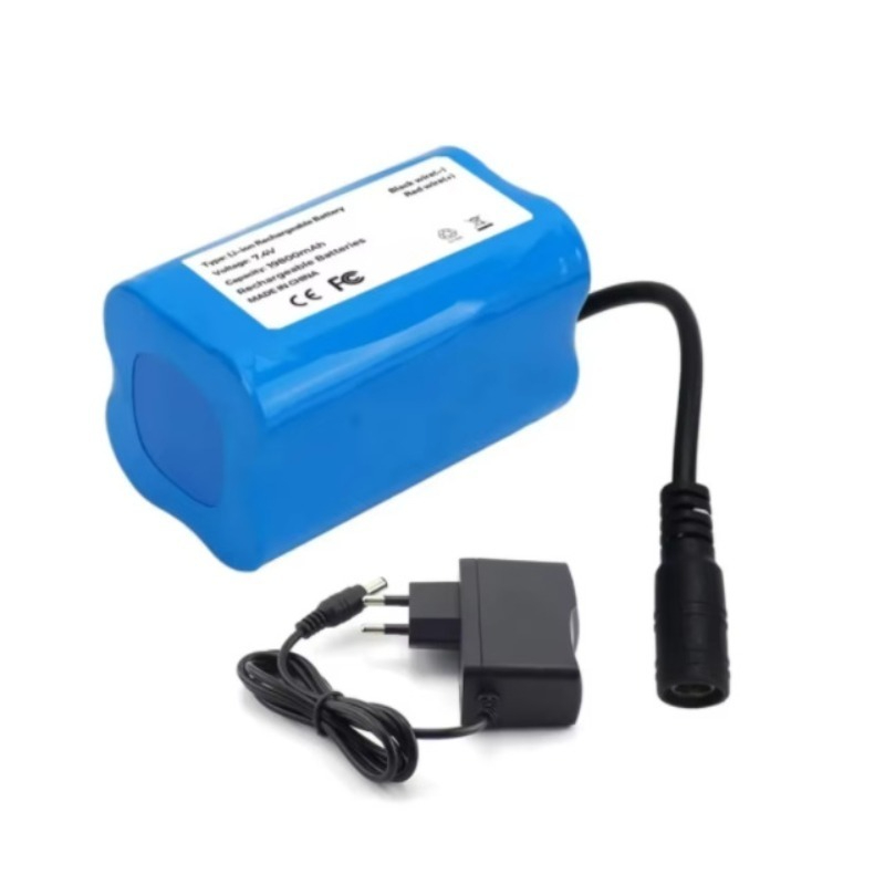 7.4V 19800mAh バッテリー USB充電器付き T - Fish Finder Charger のレビューと価格