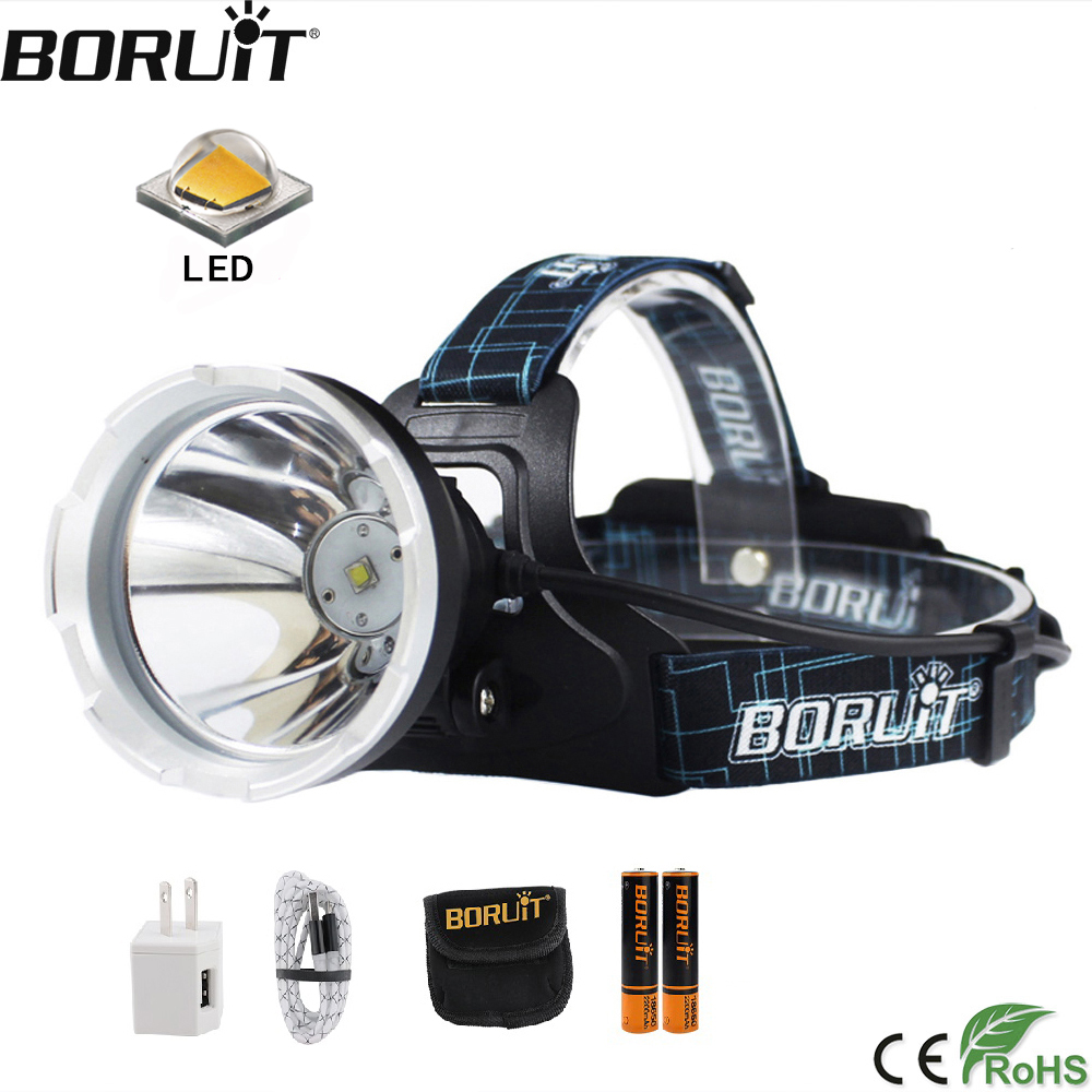 Boubit-超高輝度LEDヘッドライト,マイクロUSB充電 - Fish Finder Charger のレビューと価格