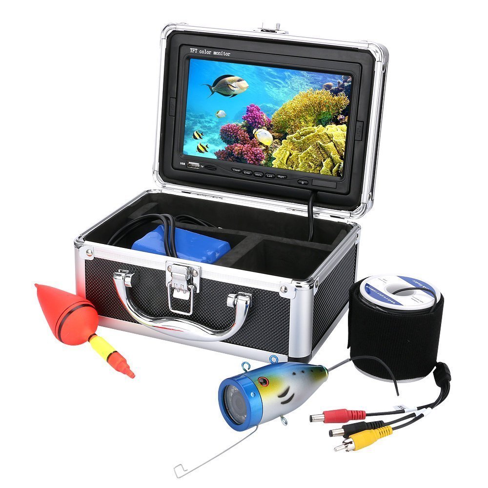 7インチLCD水中釣りカメラシステム30Mケーブルビデオカメ - Fishing Camera のレビューと価格